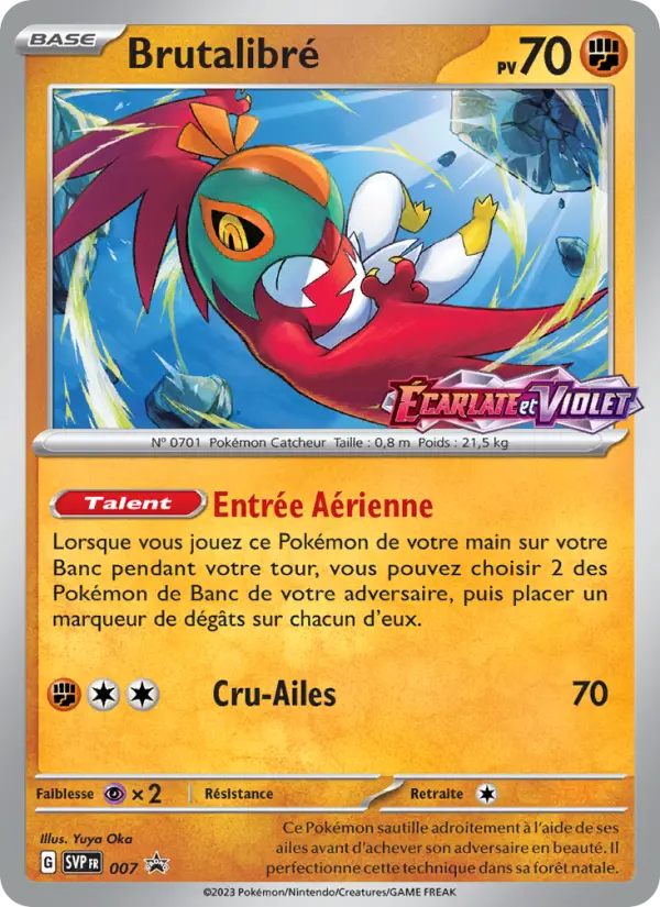 Scan HD carte Pokémon Brutalibré 007/225 — SVP Black Star Promos