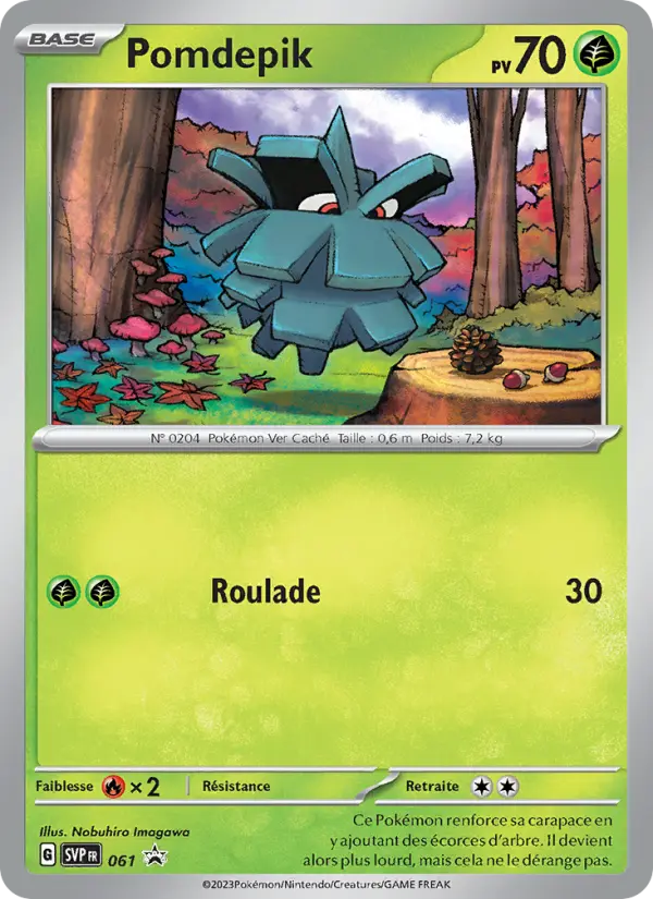Scan HD carte Pokémon Pomdepik 061/225 — SVP Black Star Promos