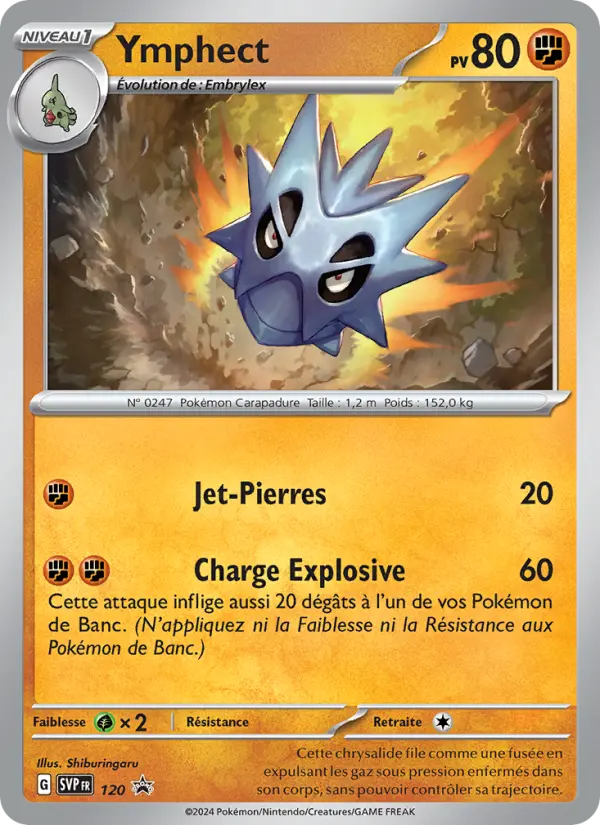 Scan HD carte Pokémon Ymphect 120/225 — SVP Black Star Promos