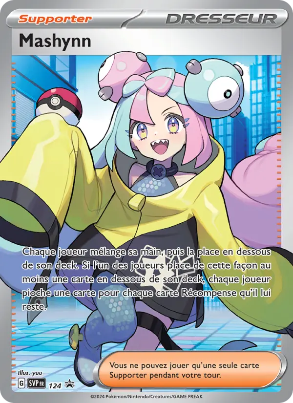 Scan HD carte Pokémon Mashynn 124/225 — SVP Black Star Promos