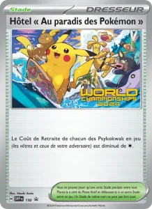 Carte Pokémon Hôtel " Au paradis des Pokémon " 150 SVP Black Star Promos