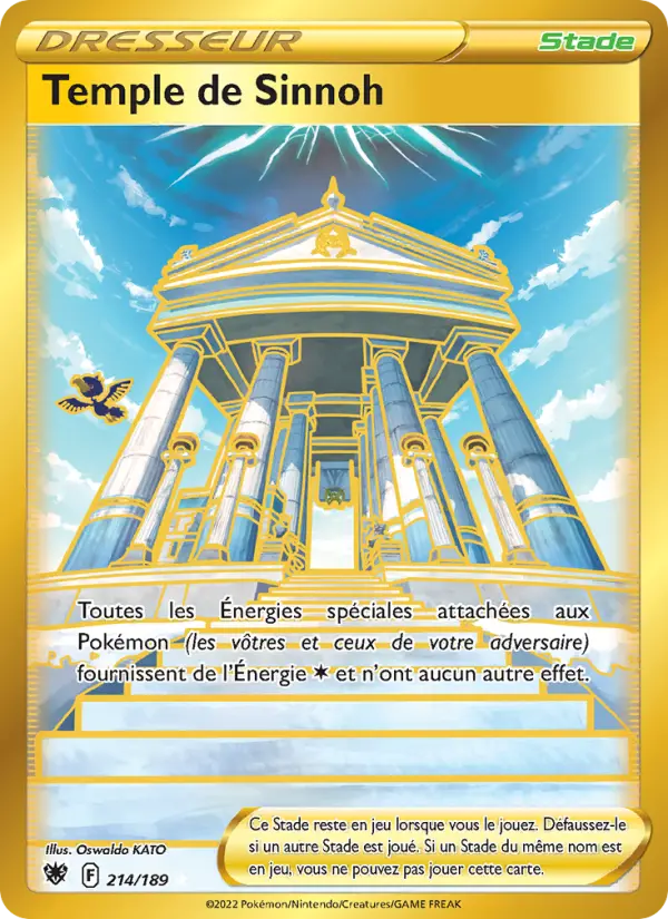 Scan HD carte Pokémon Temple de Sinnoh 214/189 — Astres Radieux
