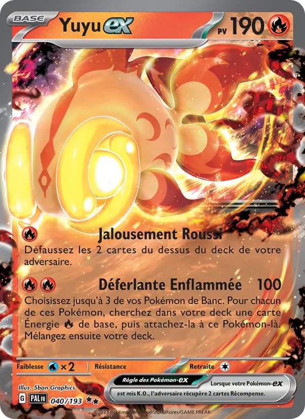 Scan HD carte Pokémon Yuyu-ex 040/193 — Évolutions à Paldea