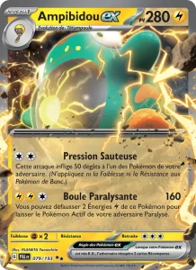 Carte Pokemon Ampibidou-ex 079/193 Évolutions à Paldea