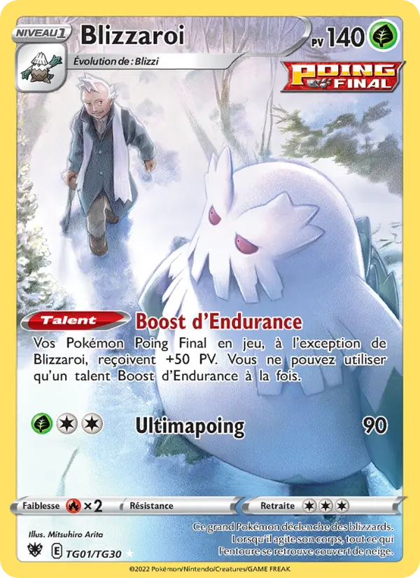 Scan HD carte Pokémon Blizzaroi TG01/189 — Astres Radieux