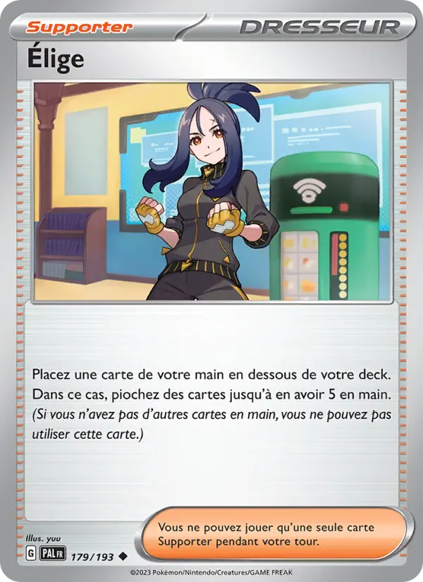 Scan HD carte Pokémon Élige 179/193 — Évolutions à Paldea