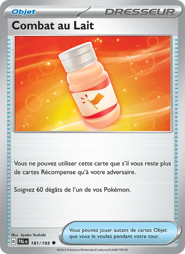 Scan HD carte Pokémon Combat au Lait 181/193 — Évolutions à Paldea