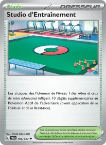 Carte Pokemon Studio d'Entraînement 186/193 Évolutions à Paldea