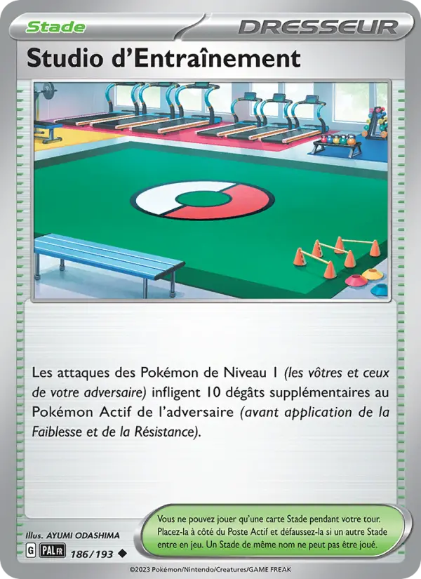 Scan HD carte Pokémon Studio d'Entraînement 186/193 — Évolutions à Paldea