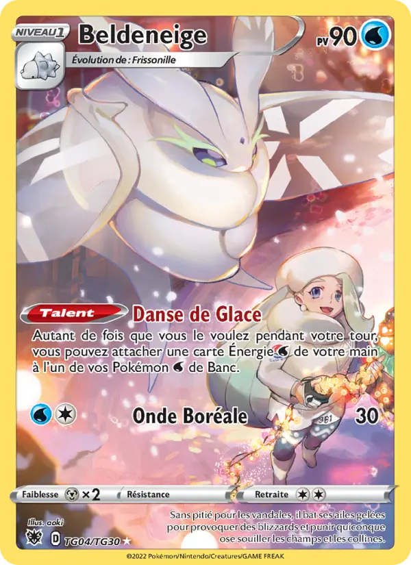 Scan HD carte Pokémon Beldeneige TG04/189 — Astres Radieux