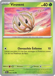 Carte Pokemon Virovent 022/193 Évolutions à Paldea