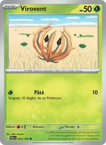 Carte Pokemon Virovent 023/193 Évolutions à Paldea