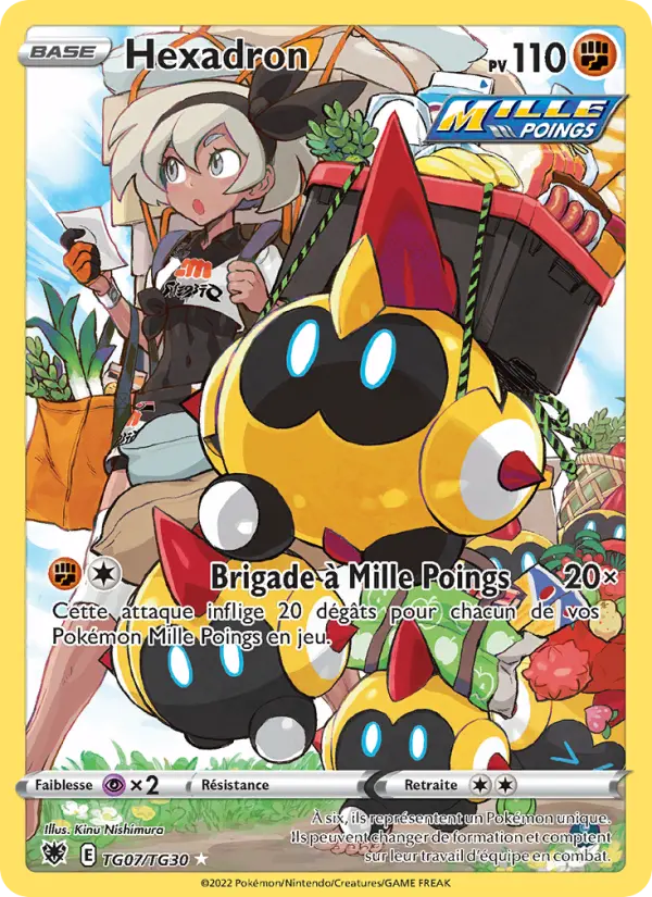 Scan HD carte Pokémon Hexadron TG07/189 — Astres Radieux