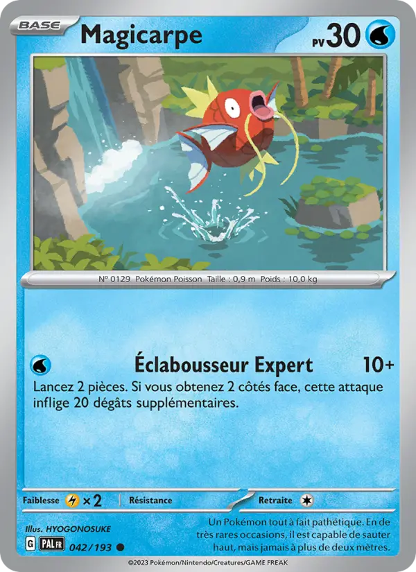 Scan HD carte Pokémon Magicarpe 042/193 — Évolutions à Paldea
