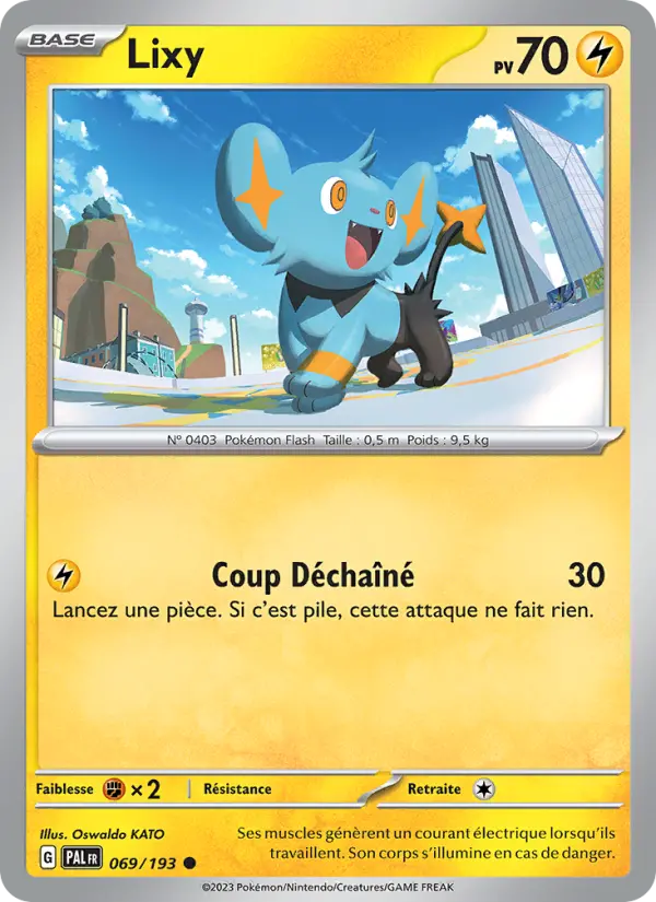 Scan HD carte Pokémon Lixy 069/193 — Évolutions à Paldea