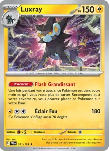 Luxray 071 — Évolutions à Paldea