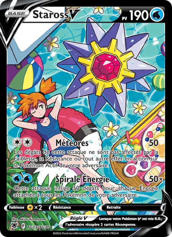 Scan HD carte Pokémon Staross V TG13/189 — Astres Radieux
