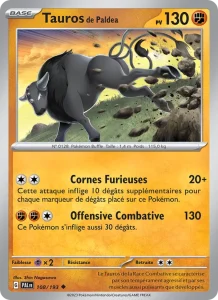Carte Pokemon Tauros de Paldea 108/193 Évolutions à Paldea