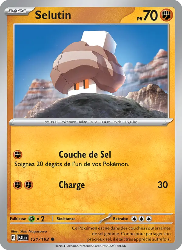 Scan HD carte Pokémon Selutin 121/193 — Évolutions à Paldea