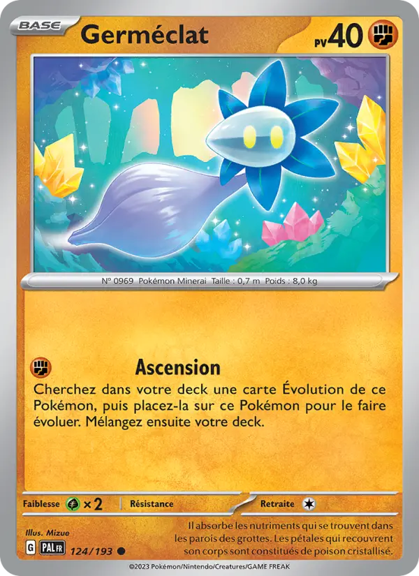 Scan HD carte Pokémon Germéclat 124/193 — Évolutions à Paldea