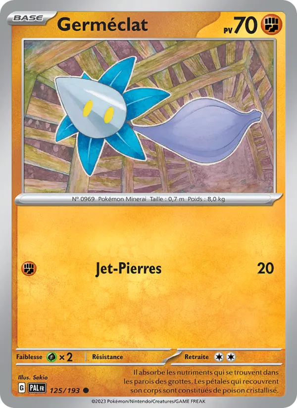 Scan HD carte Pokémon Germéclat 125/193 — Évolutions à Paldea