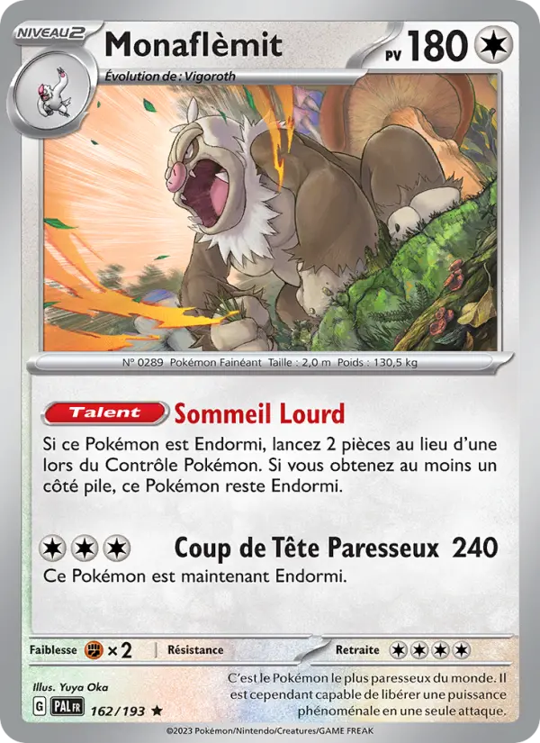 Scan HD carte Pokémon Monaflèmit 162/193 — Évolutions à Paldea
