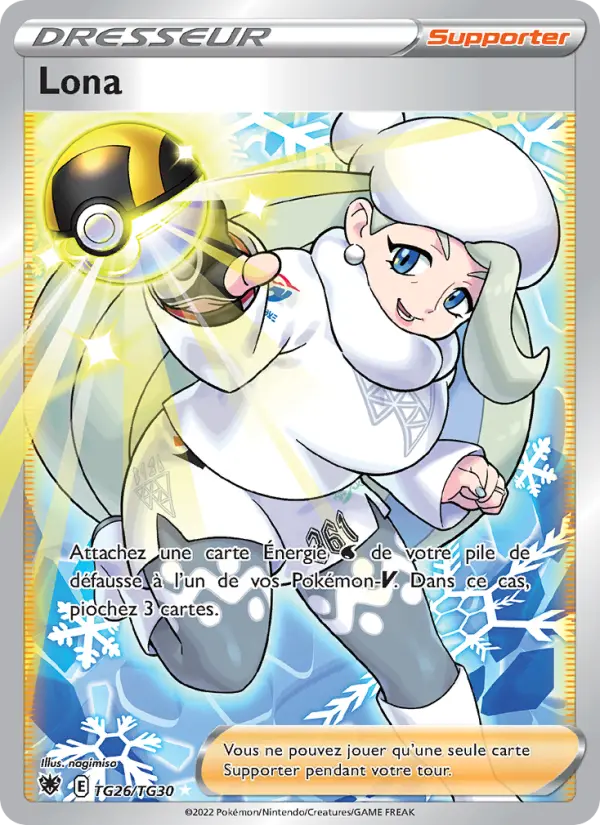 Scan HD carte Pokémon Lona TG26/189 — Astres Radieux