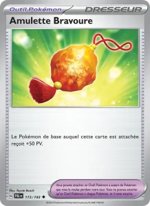 Carte Pokemon Amulette Bravoure 173/193 Évolutions à Paldea