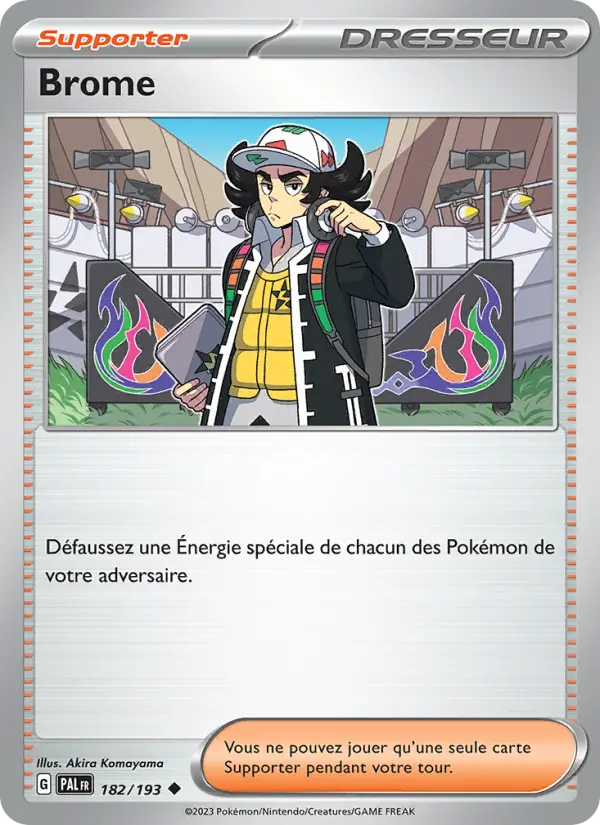 Scan HD carte Pokémon Brome 182/193 — Évolutions à Paldea