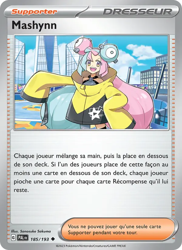 Scan HD carte Pokémon Mashynn 185/193 — Évolutions à Paldea