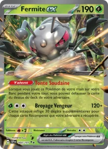 Carte Pokémon Fermite-ex 004/191