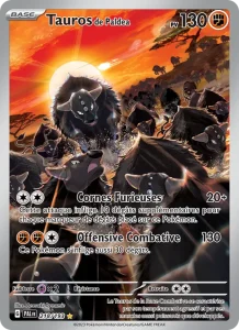 Carte Pokemon Tauros de Paldea 218/193 Évolutions à Paldea