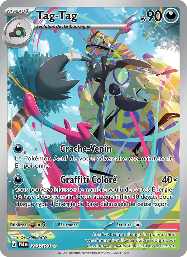 Scan HD carte Pokémon Tag-Tag 223/193 — Évolutions à Paldea