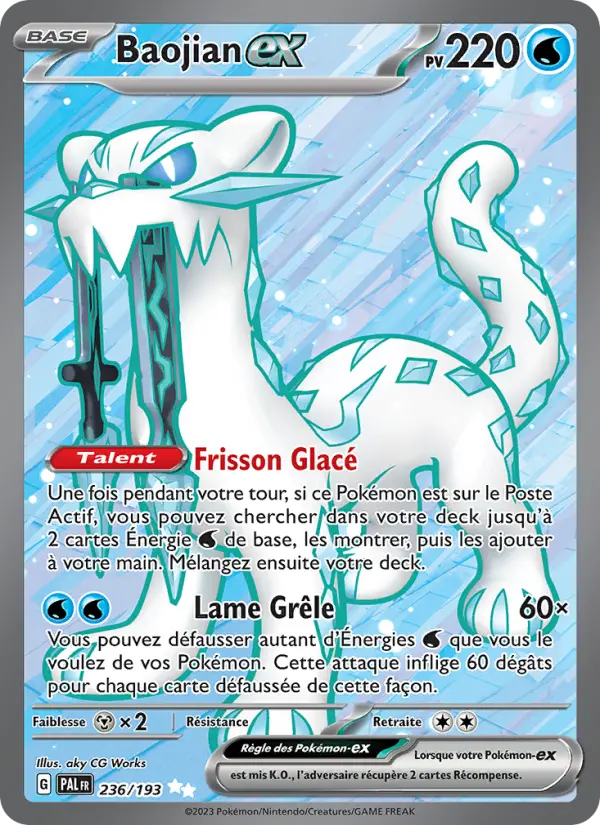 Scan HD carte Pokémon Baojian-ex 236/193 — Évolutions à Paldea