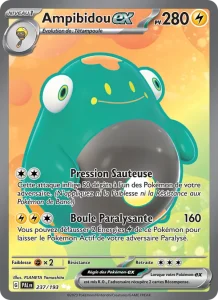 Carte Pokemon Ampibidou-ex 237/193 Évolutions à Paldea