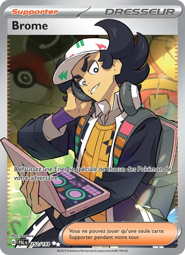Scan HD carte Pokémon Brome 252/193 — Évolutions à Paldea