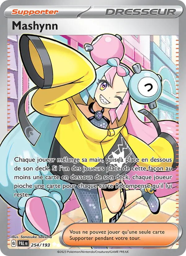 Scan HD carte Pokémon Mashynn 254/193 — Évolutions à Paldea