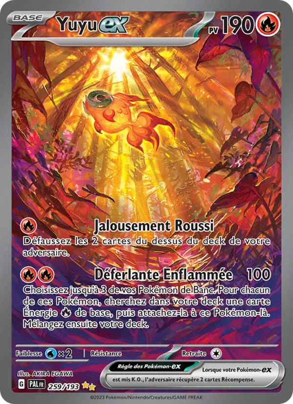 Scan HD carte Pokémon Yuyu-ex 259/193 — Évolutions à Paldea