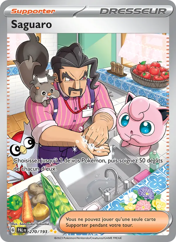 Scan HD carte Pokémon Saguaro 270/193 — Évolutions à Paldea