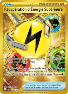Carte Pokemon Récupération d'Énergie Supérieure 277/193 Évolutions à Paldea
