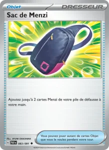 Carte Pokemon Sac de Menzi 083/91 Destinées de Paldea