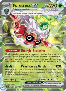 Carte Pokémon Foretress-ex 002/91