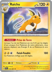 Raichu 019 — Destinées de Paldea