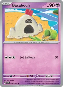 Carte Pokemon Bacabouh 090/191 Étincelles Déferlantes