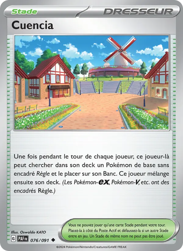 Scan HD carte Pokémon Cuencia 076/91 — Destinées de Paldea