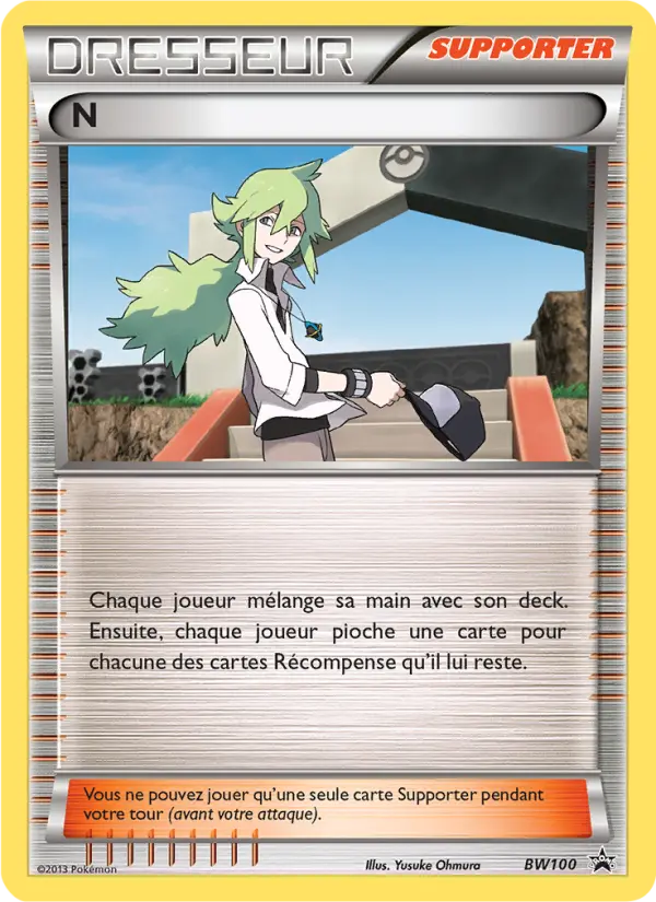 Scan HD carte Pokémon N BW100/101 — Promo BW