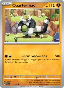 Carte Pokemon Quartermac 111/191 Étincelles Déferlantes