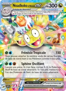 Carte Pokemon Noadkoko d'Alola-ex 133/191 Étincelles Déferlantes