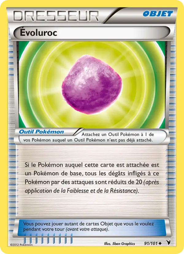 Scan HD carte Pokémon Évoluroc 91/101 — Nobles Victoires