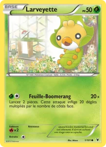 Carte Pokémon Larveyette 1/101